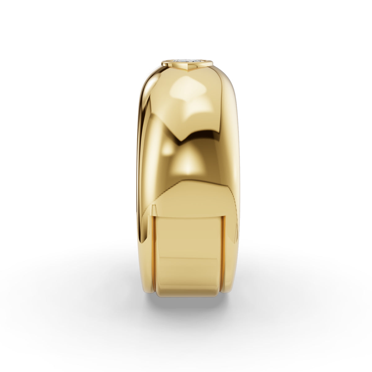 The Puff | Oura Series 5 | Yellow Gold | Right view