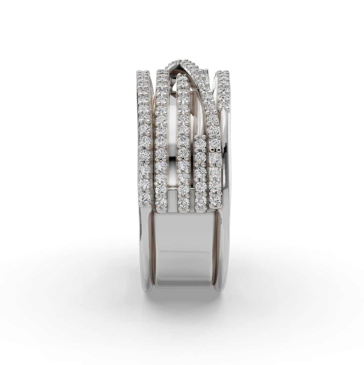 The Strands | Oura Series 5 | White Gold | Right view